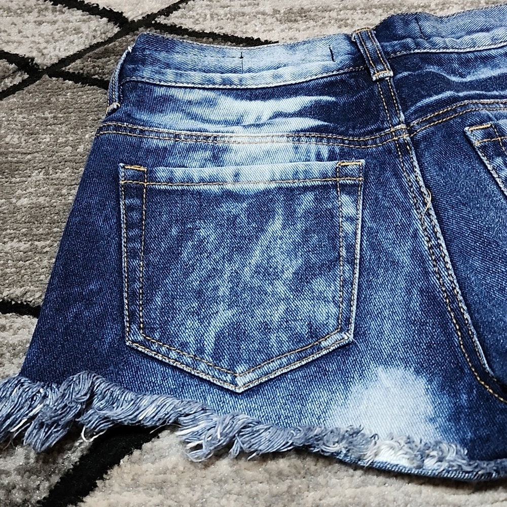 BULLHEAD DENIM CO. SLOUCHY RAW-EDGE DENIM JEAN SIZE 3 - Picture 3 of 11
